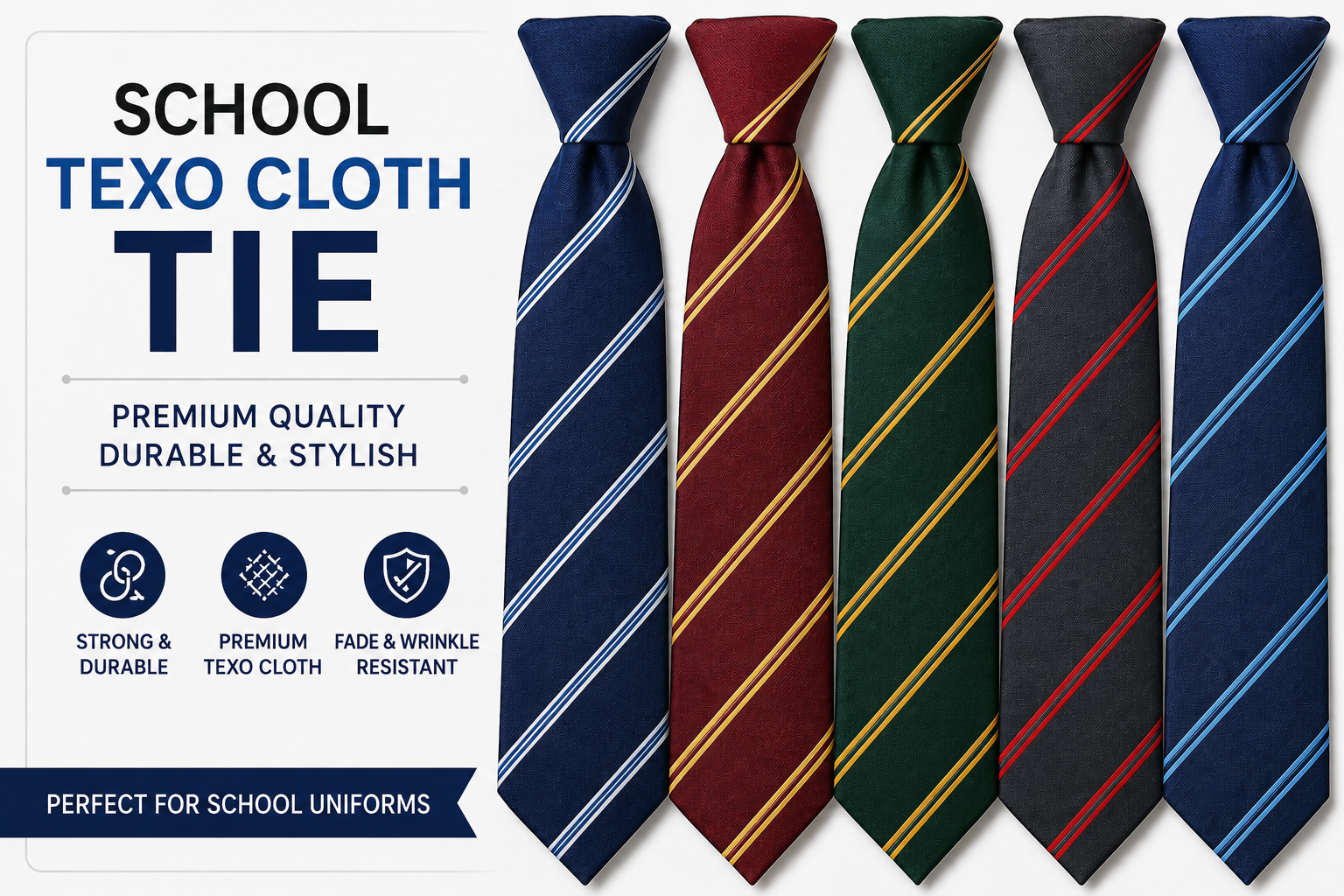 School Texo Cloth Tie