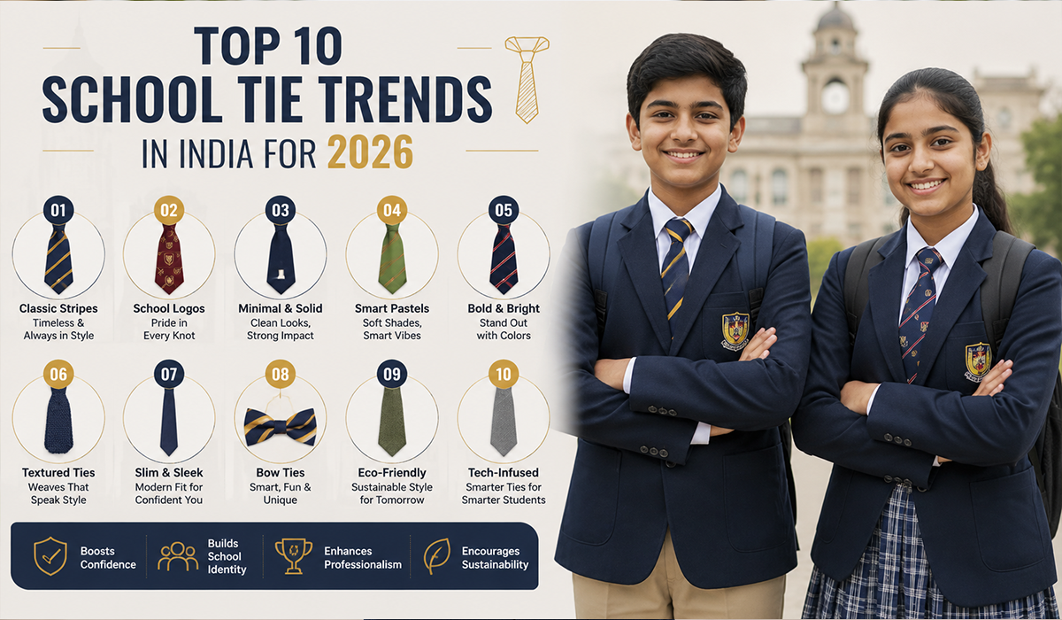 Top 10 School Tie Trends in India